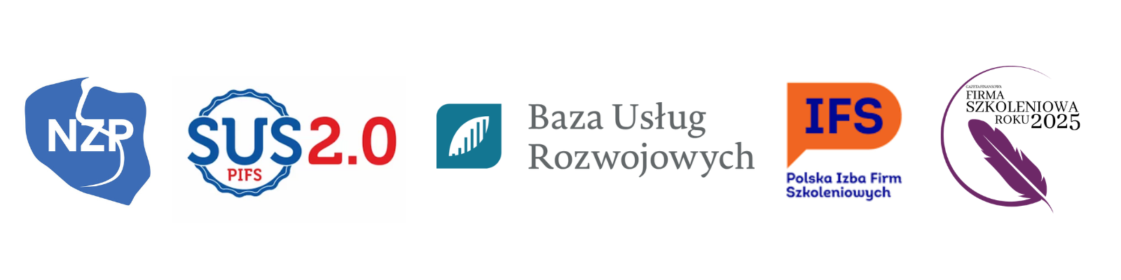 Certyfikaty i wyróżnienia Warto Szkolić – SUS 2.0, BUR, IFS i Firma Szkoleniowa Roku 2025