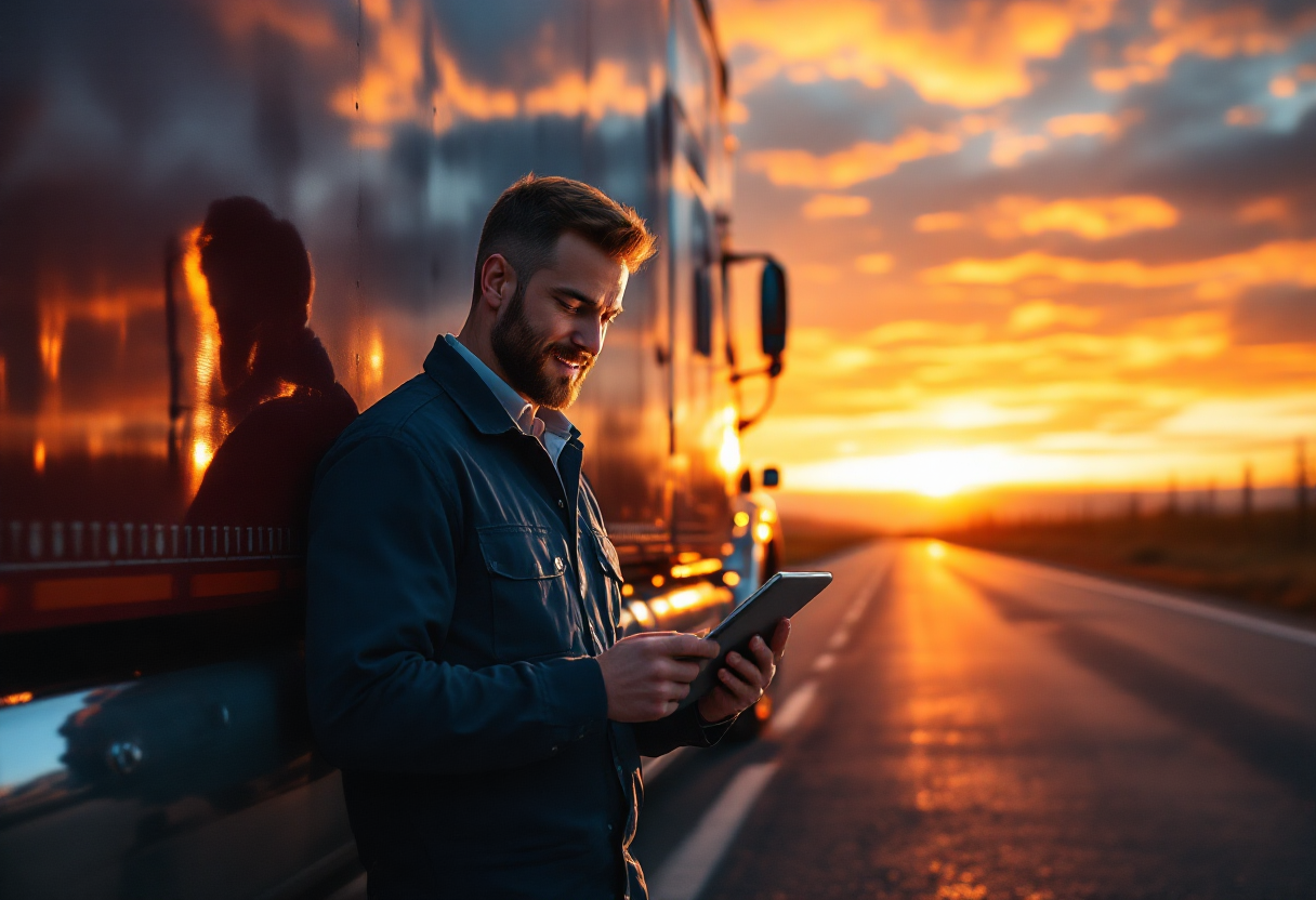 AI w firmie usług transportowych i drogowych